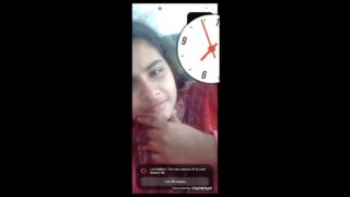 Cute gf vc to her bf big boobs pussy show