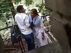 Desi collage lover Outdoor fucking