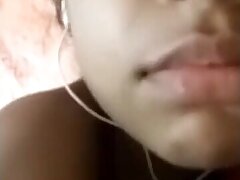 Adorable Black Girl Teases and Exhibits