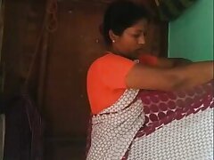 Aunty recording her changing video