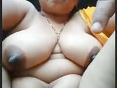Village Aunty Shows Boobs and Pussy