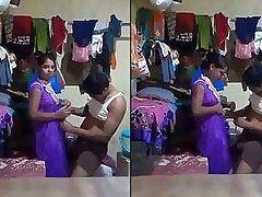 Desi village wife sucking and fucking with father in lw