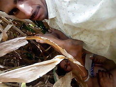 A passionate couple gets down and dirty in the jungle