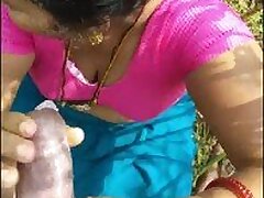 Gay Telugu man enjoys outdoor sex in fields