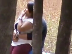 College Lover Daring Blowjob in park