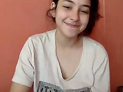 cute teen slut with awesome milky natural tits