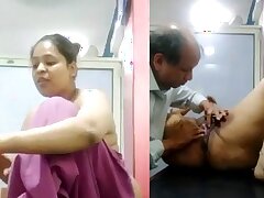 Desi aunty fucking with horny doctor