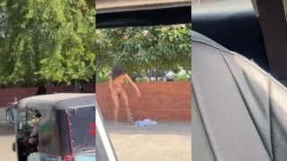 Viral xxx video of a nude Indian girl on Jaipur streets