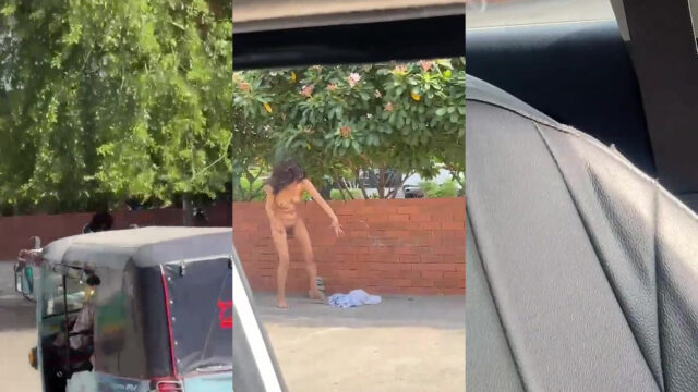 Viral xxx video of a nude Indian girl on Jaipur streets