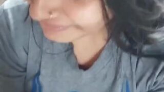 Harayana girl sucking boyfriend in XXX pov MMS