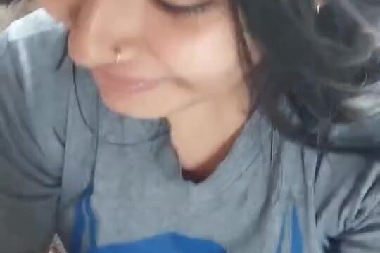 Harayana girl sucking boyfriend in XXX pov MMS