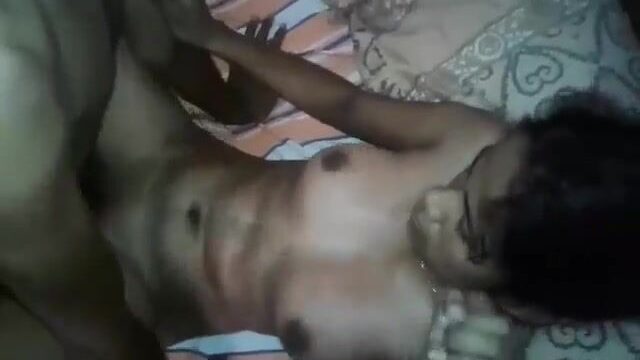 Erotic porn MMS XXX video of MFM threesome hardcore sex
