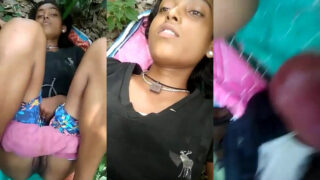 Poor kannada girl taken in jungle for fucking