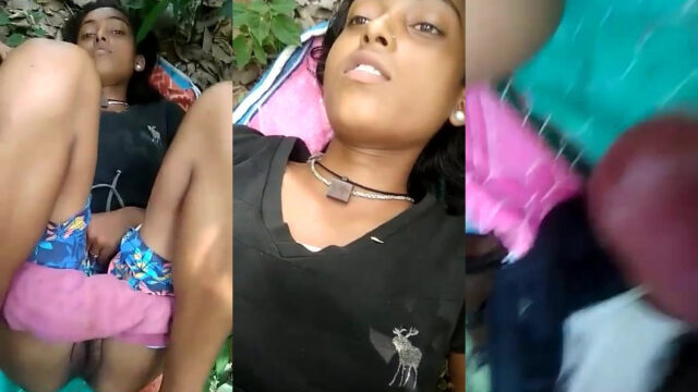 Poor kannada girl taken in jungle for fucking