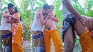 Desi couple banana farm sex video
