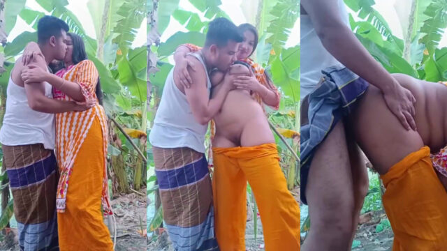 Desi couple banana farm sex video