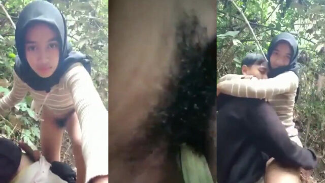 Hijabi skinny girl outdoor cock ride mms (jungle fucking)
