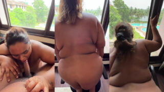 Big ass Tamil Aunty’s clip of sucking dick & getting fucked