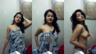 Bombay sexy figure girl naked selfie video