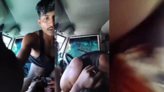 टेम्पो वाले ने केबिन में भाभी की बुर फाड़ी!