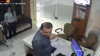 Desi uncle and secretry office fucking CCTV
