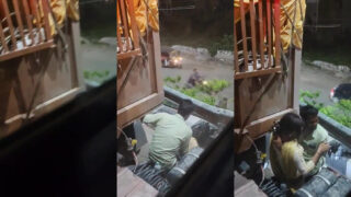 Viral MMS clip of a Desi Bhabhi sucking cock on the highway