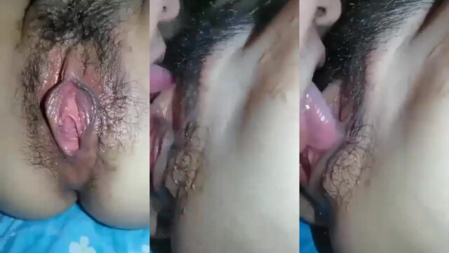 Hungry nepali girl gets licked all over her wet pussy
