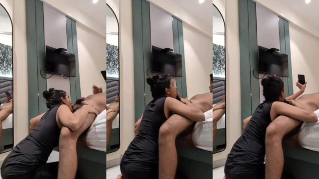 Desi maal bhabhi full hot blowjob selfie