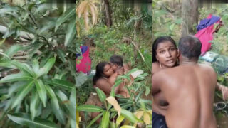Erotic sex video of a hot Mallu couple fucking outdoors