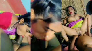 XXX desi video of Bhojpuri bhabhi’s blowjob & chudai