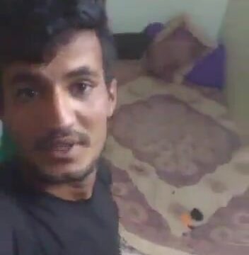 Young devar and hot bhabhi boobs pressing mms clip