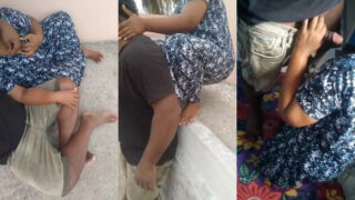 Hot sex video of Indian Aunty seduced on the terrace