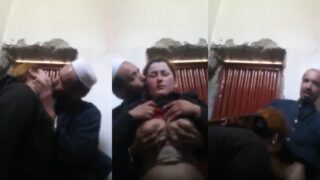 Lucky bearded guy sucked by pakistani tribal milf