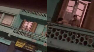 बालकनी में चोदते अंकल आंटी की वायरल सेक्स वीडियो