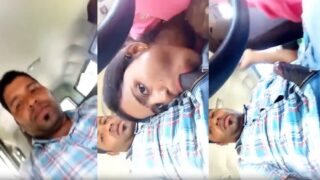 ड्राइवर ने कार में कामवाली से लंड चुस्वाया