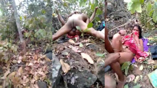 जंगल में हार्ड फक करती पकड़ी गई भाभी का वीडियो