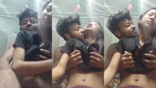 Boobs pressed of a college girl from NE India – MMS XXX clip