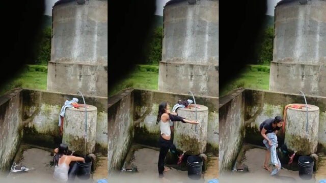 Desi boy filmed open bath of neighbour girl