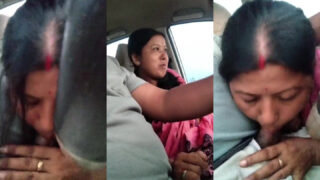 Uncut MMS XXX porn video of a Desi Bhabhi sucking dick