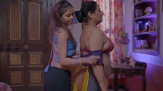 Desi threesome video mein Neeta, Nitin aur Mami ki chudai