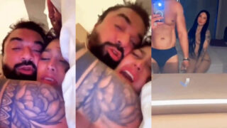 Ajaz Khan and russian callgirl trending viral mms