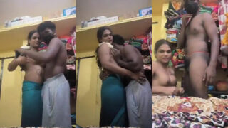 Indian porn MMS of a trans woman giving a blowjob