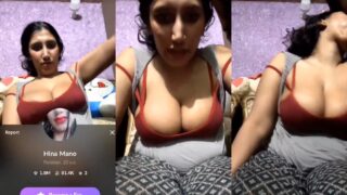 Pakistani influencer Hina Mano leaked live show
