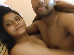 Indian Girls Sensual Blowjob and Sex with Her Lover