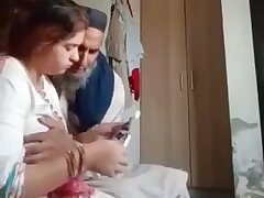 Old Man and Young Hottie Have a Climax in Talking with Each Other