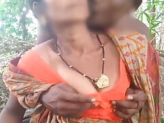 Desi wife gets naughty in the forest with stranger