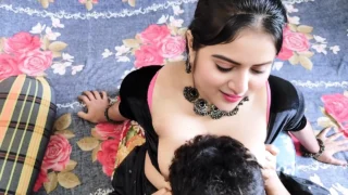 Beautiful indian deshi bhabhi with devor after a long time fucking enjoy time video.( Full Bangla Voice)