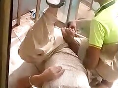 Outdoor sex with college lover caught in the act