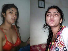 Hot Indian babe with her lover