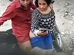 Outdoor sex with a passionate lover